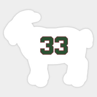 Kareem Abdul Jabbar Milwaukee Goat Qiangy Sticker